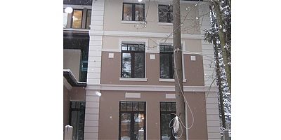 Декор фасада дома в Московской области 